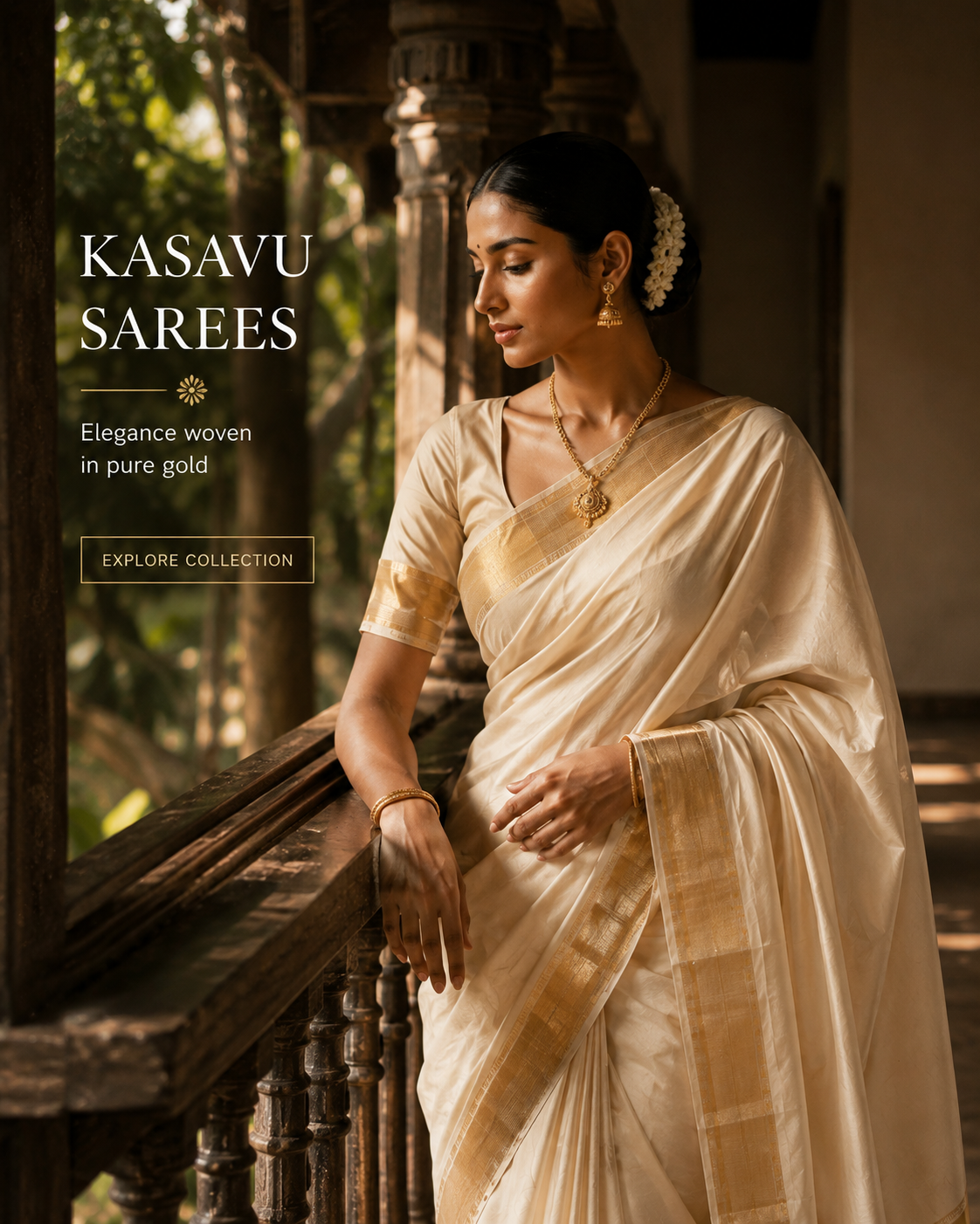 Kasavu Sarees