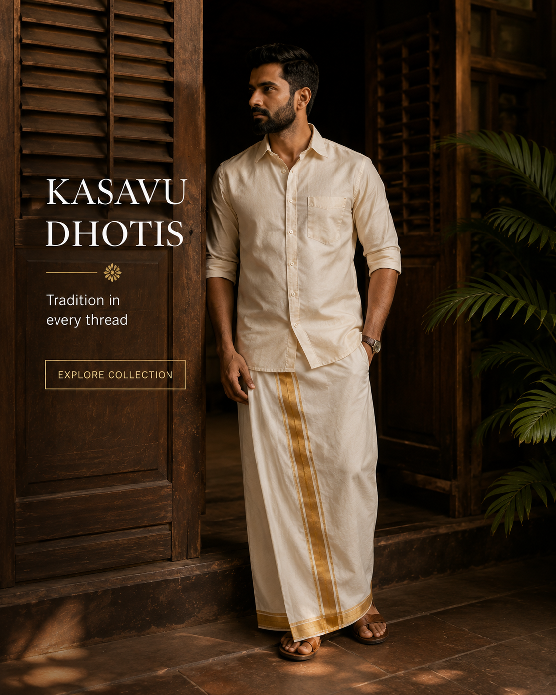 Kasavu Dhotis