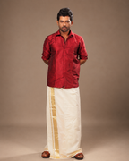 Enteloom Balaramapuram Premium Handloom Double Dhoti