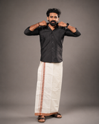 Enteloom Full Bolte Mundu with Black line
